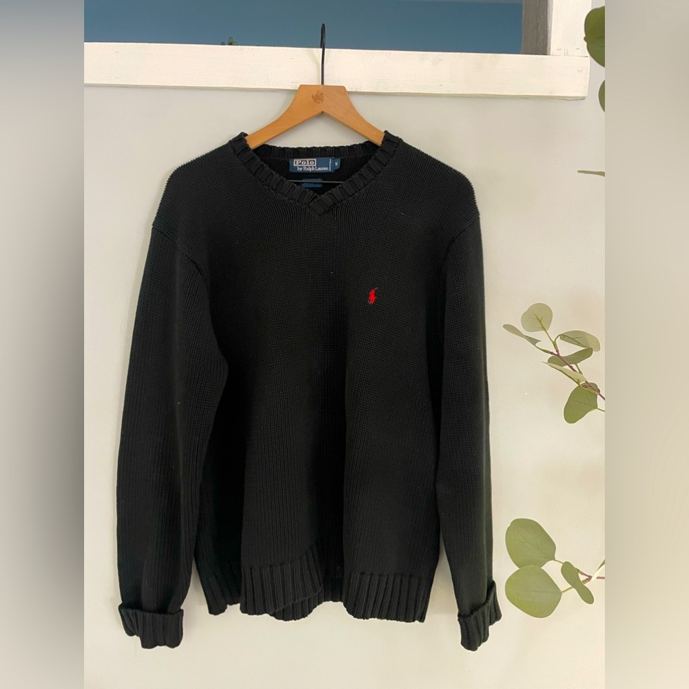 Men Polo Ralph Lauren V-Neck Knit Sweater